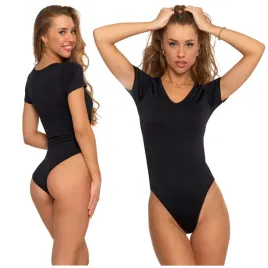 body-damskie-prazkowane-z-krotkim-rekawem-klasyczne-wygodne-czarne-moraj-l