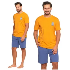 pizama-meska-dwuczesciowa-t-shirt-z-krotkim-rekawem-spodenki-moraj-m