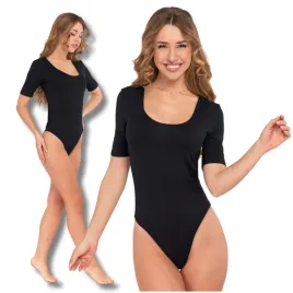 eleganckie-body-damskie-z-glebokim-dekoltem-gladkie-krotki-rekaw-moraj-l