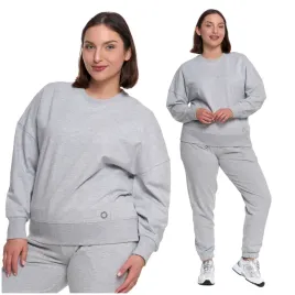 klasyczna-bluza-damska-gladka-bez-kaptura-szara-przez-glowe-moraj-xl