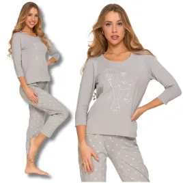 pizama-damska-bawelniana-rekaw-3-4-dlugie-spodnie-wygodna-szara-moraj-3xl
