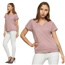 bluzka-damska-luzna-koszulka-gladka-t-shirt-dekolt-v-krotki-rekaw-moraj-xxl