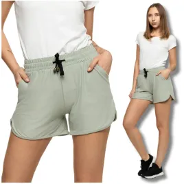 szorty-damskie-krotkie-spodenki-dresowe-gladkie-wiazane-wygodne-moraj-l-xl