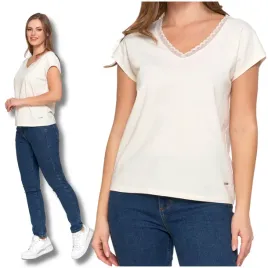 bluzka-damska-koronkowy-dekolt-t-shirt-z-krotkim-rekawem-koszulka-moraj-l