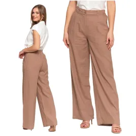 eleganckie-spodnie-lniane-damskie-z-wysokim-stanem-szerokie-modne-moraj-m