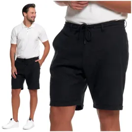 eleganckie-krotkie-spodenki-meskie-lniane-szorty-na-lato-przewiewne-moraj-l