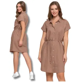 sukienka-damska-lniana-szmizjerka-elegancka-do-kolan-rozpinana-bez-moraj-l