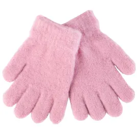 rozowe-rekawiczki-dzieciece-pieciopalczaste-cienkie-rekawice-moraj-18-cm
