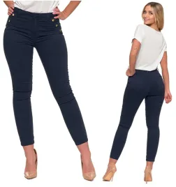 spodnie-damskie-dlugie-eleganckie-bawelniane-rurki-modne-wygodne-moraj-xs
