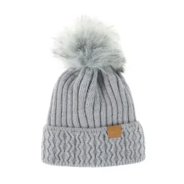 moraj-czapka-dziecieca-ocieplana-pompon-50-52
