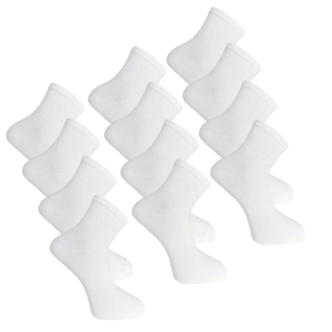 moraj-skarpetki-3-4-biale-12-par-socks-39-42