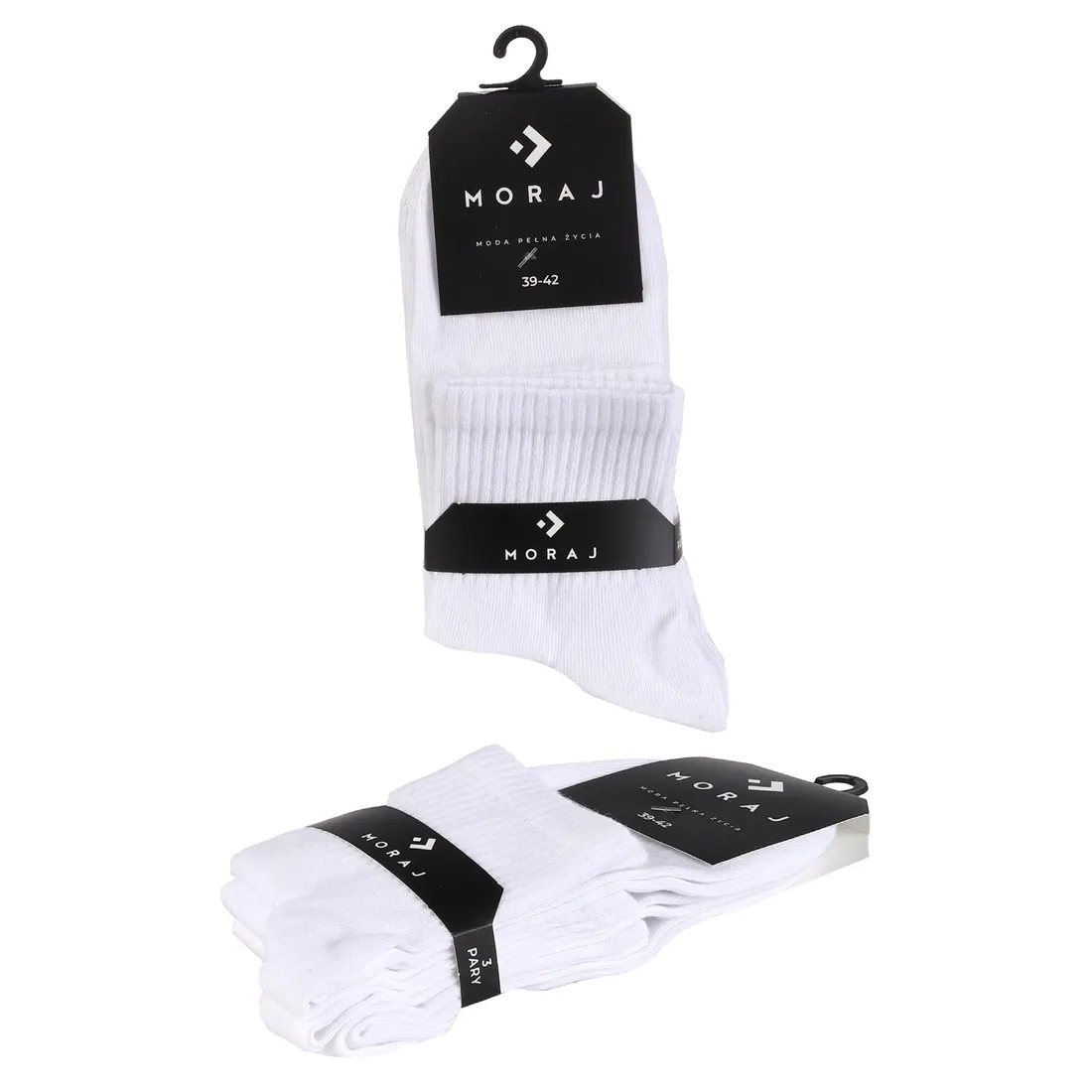 moraj-skarpetki-3-4-biale-3-pary-socks-43-45