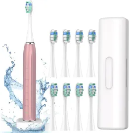 coulax-pro-c15-szczoteczka-soniczna-elektryczna-do-zebow-rozowa-8-koncowek
