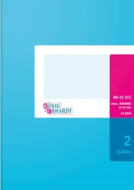 konig-zeszyt-notes-kolumnowy-handlowy-w-linie-a5-40-arkuszy-80-g-m