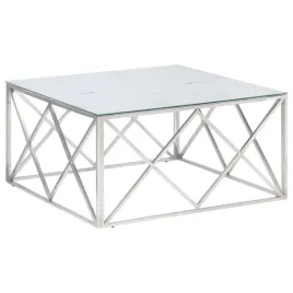 stolik-kawowy-marmur-100x100-bialy-srebrny-6mm-szklo-stal-nierdzewna
