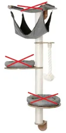 kerbl-dolomit-tofana-2-drapak-dla-kota-slupek-legowisko-na-sciane-140cm