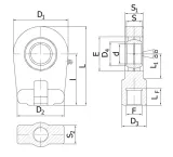 ucho-silownika-pr-80-n-stan-nowy