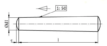 6x30-kolki-stozkowe-din-1b-100szt-stan-nowy