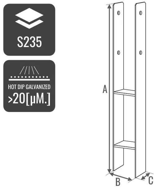 podstawa-slupa-psh160-stan-nowy-rodzaj-stalowe