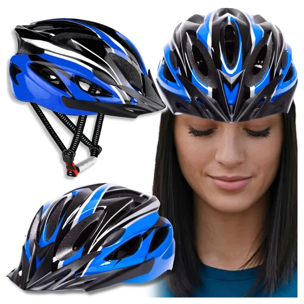 Kask na Rower z Daszkiem Szosowy MTB Damski Rowerowy Uniwersalny Regulowany