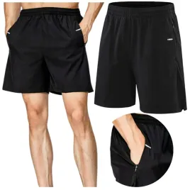 spodenki-do-biegania-meskie-krotkie-czarne-sportowe-treningowe-running-l