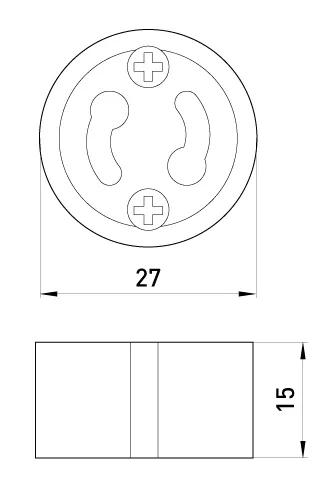 oprawka-ceramiczna-gu10-stan-nowy