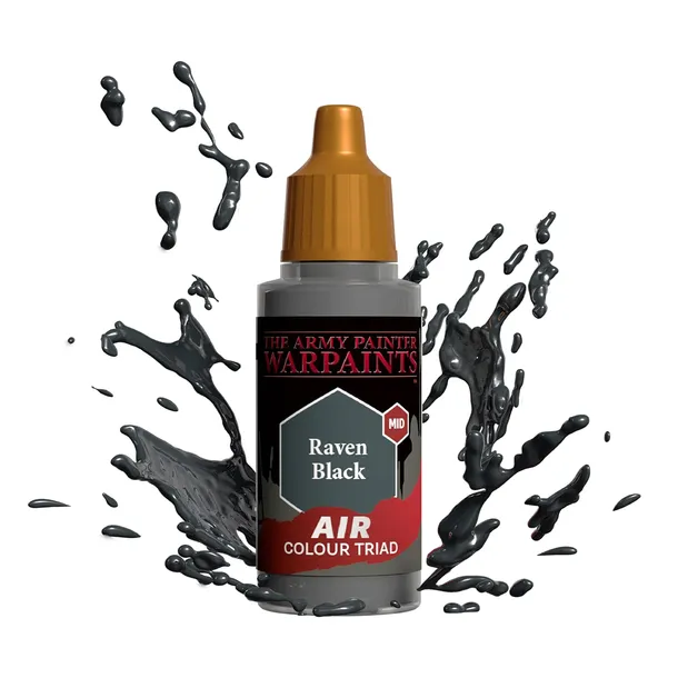 The Army Painter: Warpaints Air - Raven Black (18 ml)