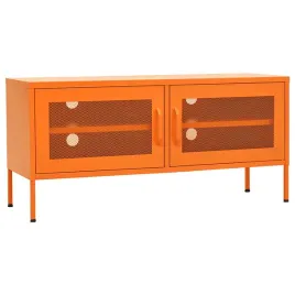 szafka-pod-tv-stalowa-105x35x50-pomaranczowa