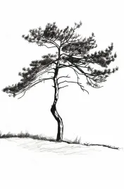 plakat-566x864cm-samotna-sosna