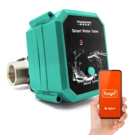 automatyczny-zawor-sterownik-przeplywu-wody-rura-dn25-smart-tuya-zigbee