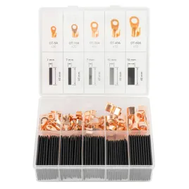 konektory-oczkowe-miedziane-koszulki-termokurczliwe-zestaw-komplet-160-el