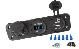 gniazdo-zapalniczki-12v-usb-woltomierz-niebieski-wyswietlacz