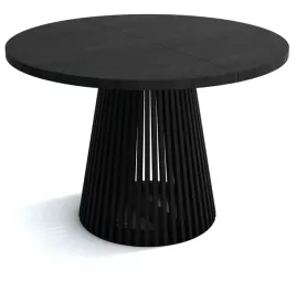 stol-okragly-dusto-rozkladany-z-lamelami-120-220-cm-czarny-czarny