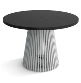 stol-okragly-dusto-rozkladany-z-lamelami-120-220-cm-czarny-bialy