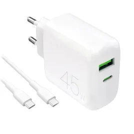 ladowarka-sieciowa-usb-c-usb-a-pd-z-kablem-usb-c-45w-biala