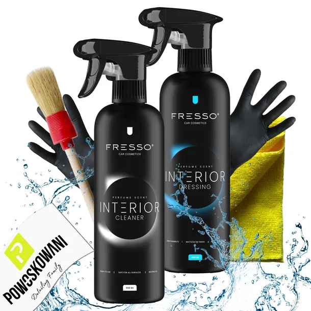 FRESSO INTERIOR CLEANER DRESSING ZESTAW DO MYCIA WNĘTRZA KOKPITU 2x500 ml