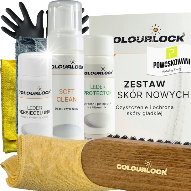COLOURLOCK ZESTAW SOFT DO CZYSZCZENIA I ZABEZPIECZENIA SKÓRY + MLECZKO