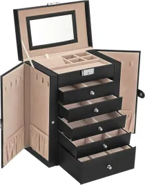 szkatulka-kuferek-na-bizuterie-z-lusterkiem-organizer-6-poziomow-czarny
