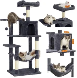 drapak-legowisko-slupek-do-drapania-wieza-feandrea-143-cm