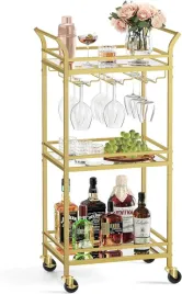 wozek-do-serwowania-regal-zloty-glamour-szklo-3-poziomy-lustrzane-polki