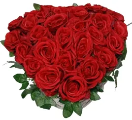stroik-wiazanka-grob-koszyk-serce-czerwone-roze-piwonie-40-cm