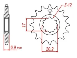 zebatka-przod-przednia-jt-am6-xr6-xp6-xps-dt-tzr