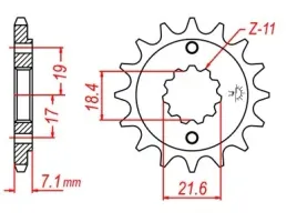 zebatka-przod-przednia-jt-xr-crf-l-cbf-cbr-250