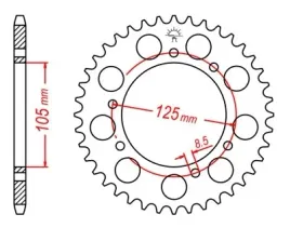zebatka-tyl-tylna-xps-x3m-baja-marathon-xt-125-54z