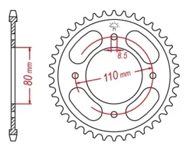 zebatka-tyl-tylna-jt-honda-cbf-125-cbf125