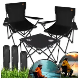 krzeslo-wedkarskie-skladane-turystyczne-x2-stolik-zestaw-kempingowy-oparcie
