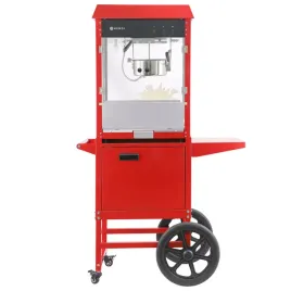 urzadzenie-do-popcornu-z-wozkiem-hendi-czerwony-1155w-940x510x-h-1553mm