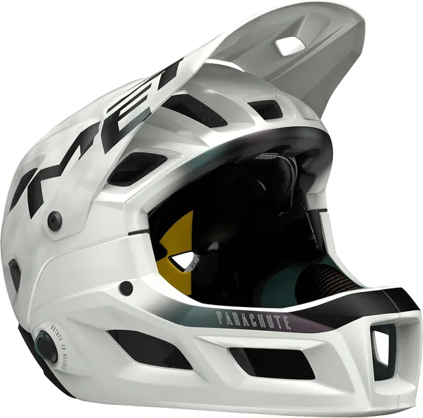 MET Kask Parachute MCR Mips integralny biały iridescent M 56-58 cm