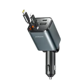 ladowarka-samochodowa-4w1-z-kablami-zwijanymi-usb-a-usb-c-30w-ciemnoszara