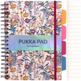 kolozeszyt-kolonotatnik-pukka-pad-linia-b5-100-kartek-przekladki-roslinnosc